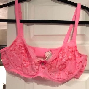 VS Demi Lace Bra in Pink